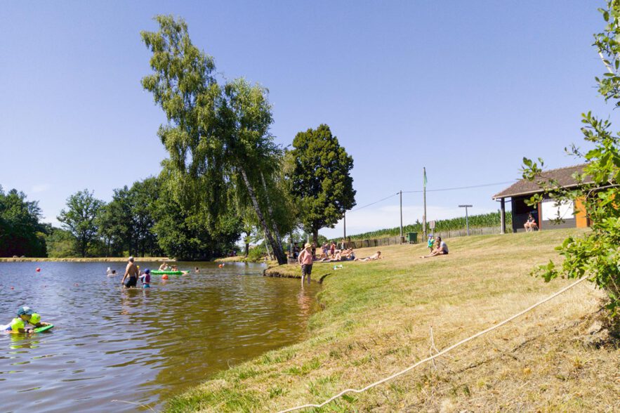 Zwemmen in de Lot Occitanië Zwemmeer Frankrijk met vakantiehuis