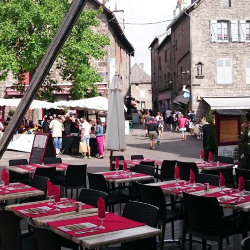 Eten en drinken restaurants in de Puy-de-Dôme Frankrijk