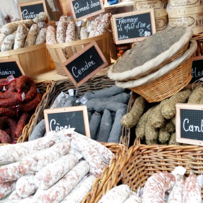 Franse streekproducten uit de Puy-de-Dôme, Frankrijk.