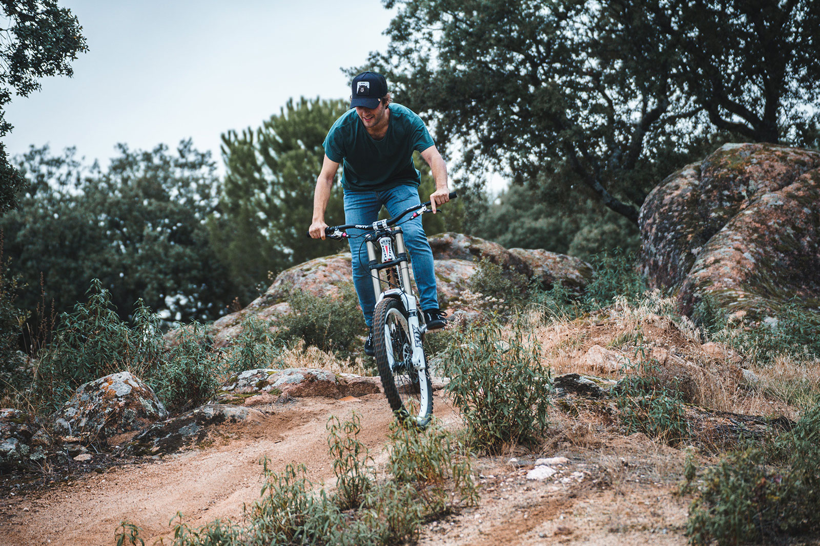 Fietsen en mountainbiken in de Hérault Occitanië dagje uit op vakantie in Frankrijk.