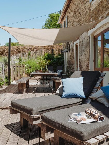 Vakantiehuis LOTT Coussac Bonneval Frankrijk (Nouvelle Aquitaine, Haute-Vienne). Sfeervol natuurhuisje op kleinschalig vakantiepark.